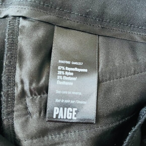 Paige Knit Black Dressy Pants Leggings Women's Size 26 NEW without tags - Picture 13 of 13